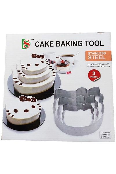 divendi-ro Hello Kitty 3-piece set of Hello Kitty cake tops