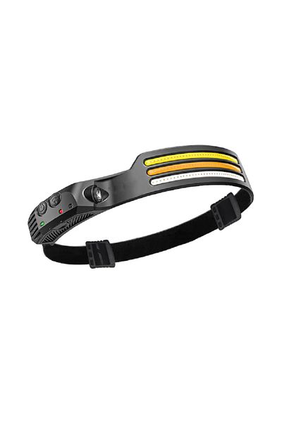 OEM Ultradion LED Headlamp with 3 COB LED Strips, 1200mah, Water Resistant, Motion Sensor