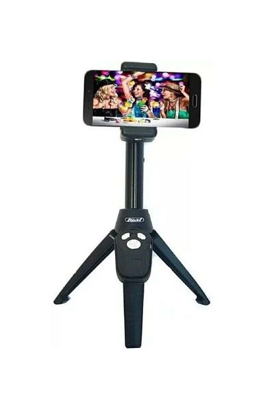 divendi-ro Stick selfie și trepied 2 în 1, Bluetooth, compact și universal, negru