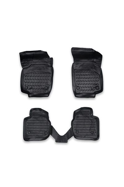 DELUXETUNING Set covorase auto cauciuc SEAT TOLEDO IV 2012 -> forma tavita