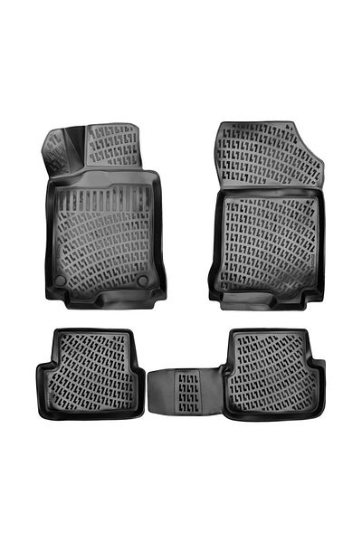 DELUXETUNING Set covorase auto cauciuc Renault Laguna III 2007-2015 forma tavita