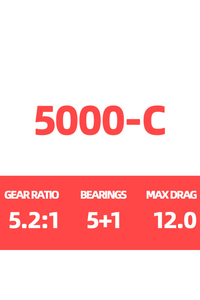 Choice18 بكرة صيد دايوا إكسيلر إل تي 5000-سي 2023، بكرة غزل، أقصى قوة سحب 5+1...