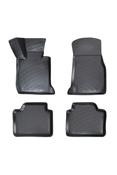 DELUXETUNING Set covorase auto cauciuc BMW Seria 3 E46 1998-2005 forma tavita
