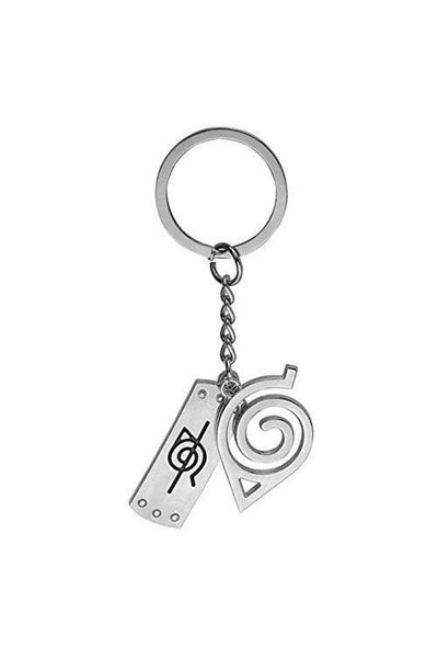 Herşey Nota Konaha Icon Keychain |   Naruto Anime Themed Unisex Accessory