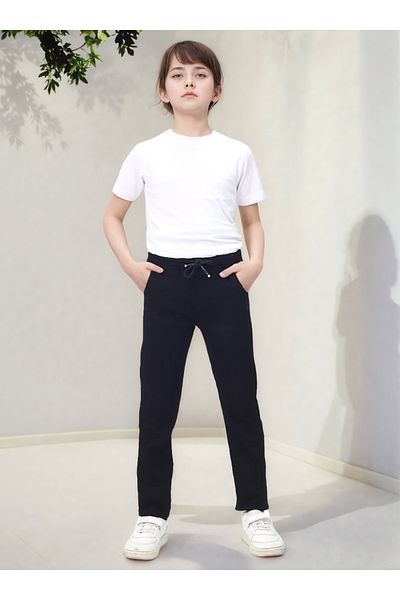 Pantulux Boy's Gabardine Elastic School Trousers