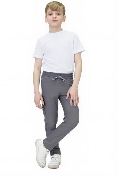 Jannock Children's Canvas Fabric Standard Leg School Pants with Elastic Waist