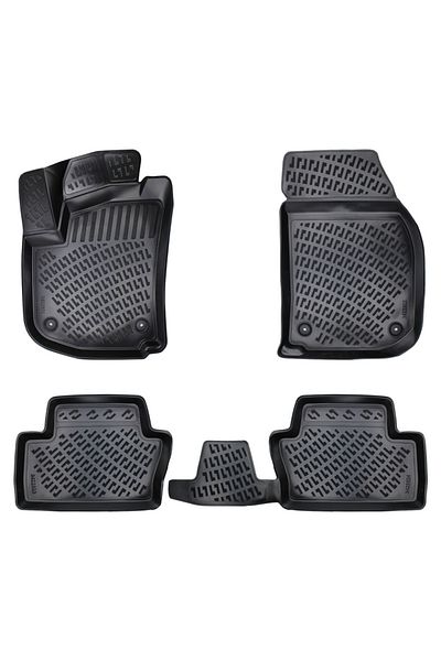 DELUXETUNING Set covorase auto cauciuc Opel Zafira B 2005-2014 forma tavita
