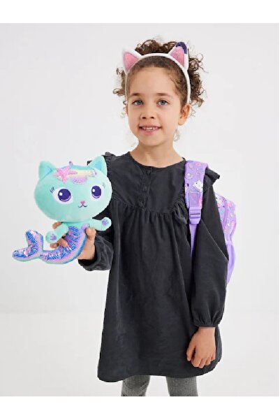 SMIGGLE Purple Gabbys Doll House Tiny Backpack with Removable Plush Toy