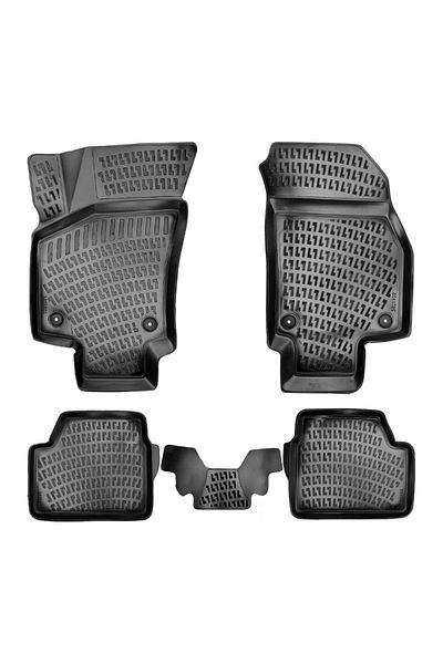 DELUXETUNING Set covorase auto cauciuc Opel Astra H 2004-2010 forma tavita