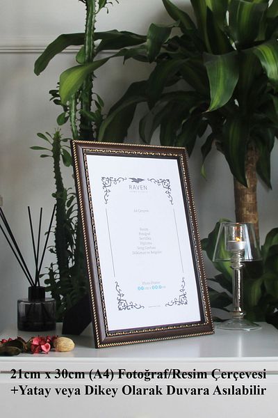 Raven Art Studio Louvre 21cm X 30cm Picture, Photo, Document, Poster, Document Frame. Protected Shatterproof Plexiglass