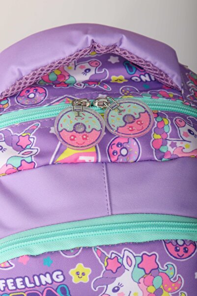 MUGGLE "dekomus Wet Wipes Gifted" Special Design "unicorn Collection" Μεγάλη Σχολική Τσάντα