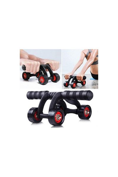 divendi-ro Fitness exercise machine with 4 wheels for abs, back and arms