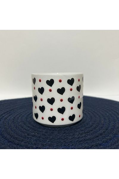 Nakkaş Çini Black Heart Printed Trophy