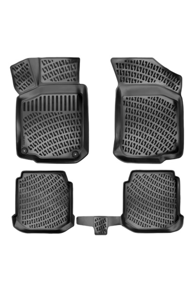 DELUXETUNING Set covorase auto cauciuc VW NEW BEETLE 1997-2005 forma tavita