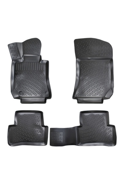 DELUXETUNING Set covorase auto cauciuc Mercedes Clasa E W212 2009-2016 forma ...
