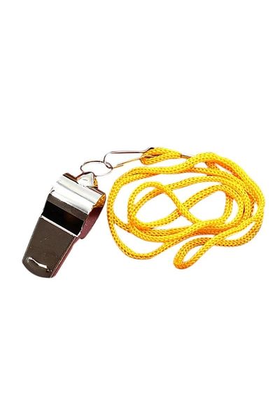 PRATİKOBA Metal String Referee and Earthquake Whistle (24 Pieces)