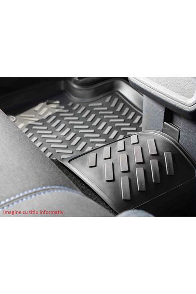 DELUXETUNING Set covorase auto cauciuc Ford Focus III 2011-2014 forma tavita