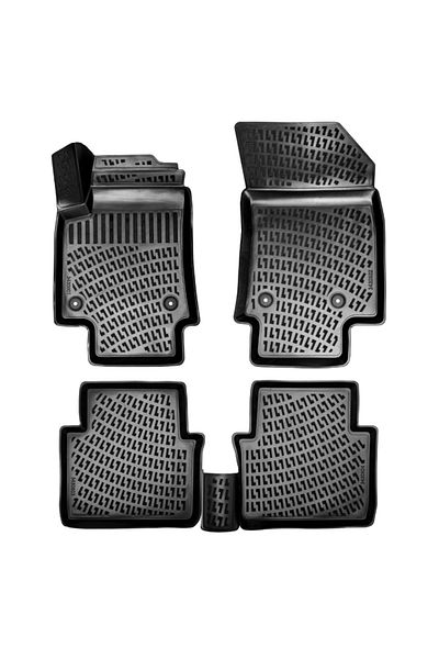 DELUXETUNING Set covorase auto cauciuc Opel Crossland X 2017-> forma tavita