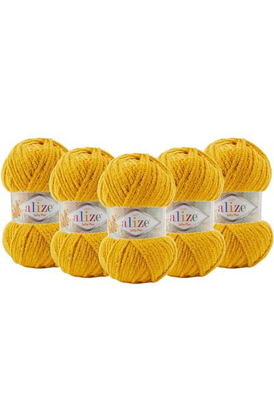 Alize Softy Plus 500 Gr 5 Pack (02 Mustard)