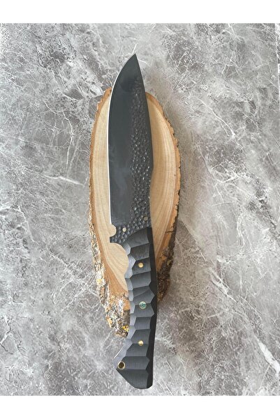 empressnaturalstone CK75 Çelik Kamp & Av Bıçağı – Siyah Kompakt Kabze, Özel K...