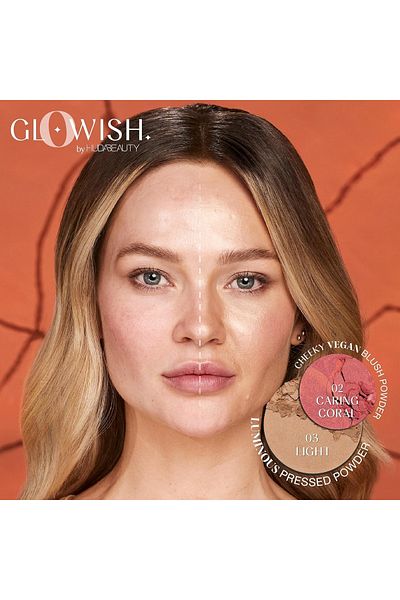 Huda Beauty GloWish Cheeky Vegan Blush 02 Caring Coral 2.5g