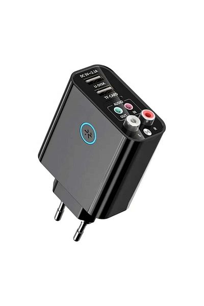 divendi-ro 2 in 1 Bluetooth Audio Adapter, Receiver and Transmitter, BT 5.0, USB Play, RCA