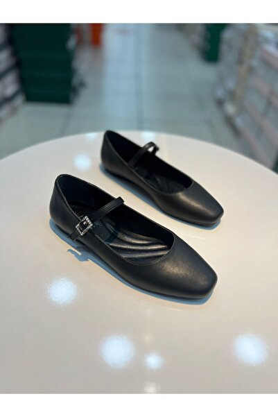 Alphus Balerini Kemerli Düz Şık pentru femei Serrace