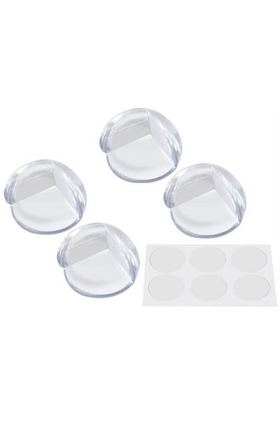 divendi-ro Transparent Silicone Corner Protectors for Furniture, set of 4 pieces