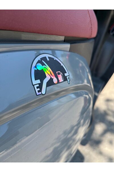 CEBECİOTO ملصق ثلاثي الأبعاد مضحك لمؤشر البنزين مازوت 2 قطعة