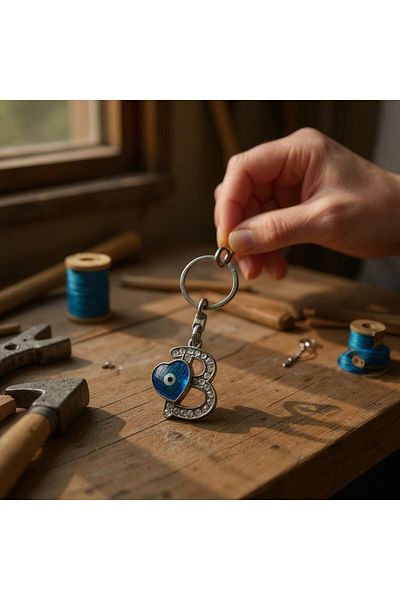 Revello Anahatarlik, Gift Evil Eye Beaded Anahatarlik Letter B Modern Design