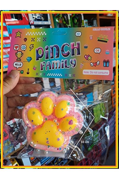 OYUNCAKSAHİLİ Fufu Squishy Kedi Patisi 10x9cm Büyük Sukuşi Oyuncak Pati Skuşi...