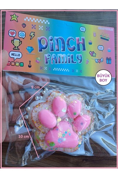 OYUNCAKSAHİLİ Fufu Squishy Kedi Patisi 10x9cm Büyük Boy Sukuşi Oyuncak Pati S...
