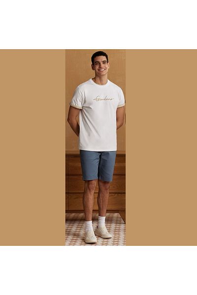 Giordano Men's Signature Print Tee