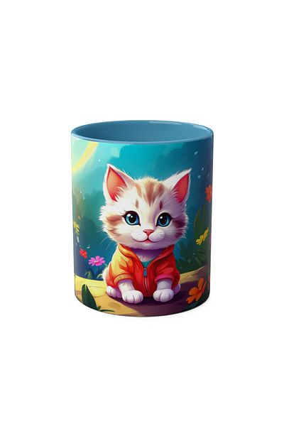DUBLEMETRE Kitten Printed Mug