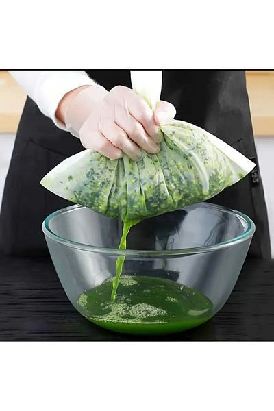 dukart Home Ultra Thin Bag Strainer, Milk, Fruit Strainer, Yogurt Bag 20X30Cm, 3 Pieces