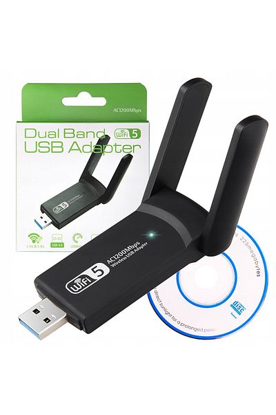 divendi-ro Adapter Wireless Extender USB3.0, 1200 Mbps, Wifi Signal Amplifier