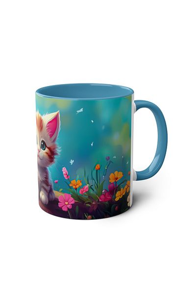 DUBLEMETRE Kitten Printed Mug