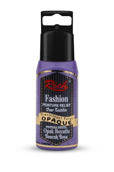 Rich Boyutlu Boncuk Boya 60cc Opak Mor
