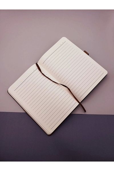 PRATİKOBA Black Lined Notebook