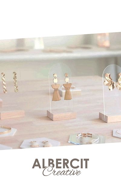 ZarDünya Plexi Earring Set of 3 Jewelry Organizer