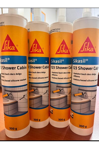 Sika Duşakabin silikonu Sikasil 123 1 koli 12 adet