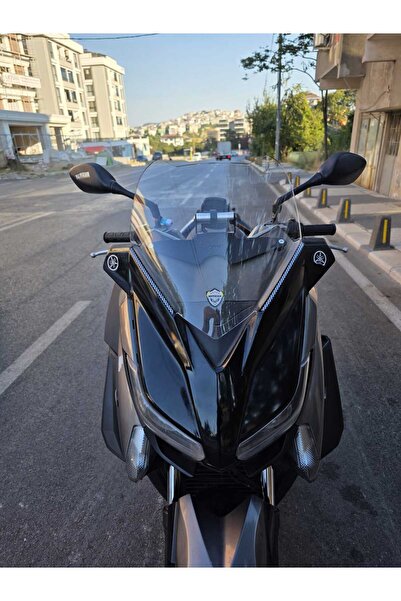 MOTOCAM Yamaha Xmax 250 Ön Cam 2014-2017 Model 36cm Şeffaf Renkli 4mm SPORTİF