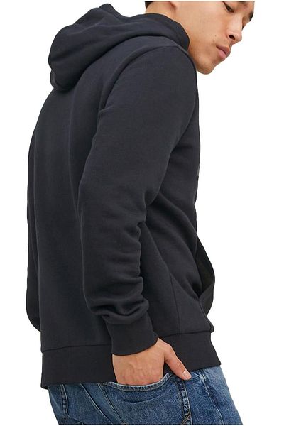 Jack & Jones Λογότυπο Hanorac JACK & JONES Corp - 12152840-Μαύρο