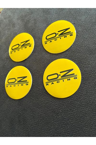 CEBECİOTO Oz Racing Yellow Wheel Hub Arms 60mm Set of 4 Sticker