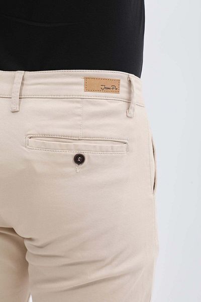 Jeanspro Cotton Slim Fit Chino Pants - Cream
