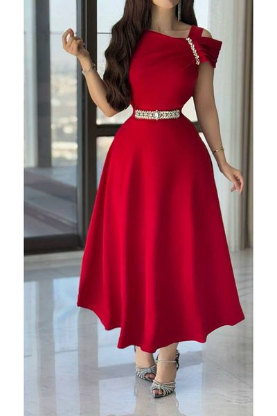4YOU Red midi dress