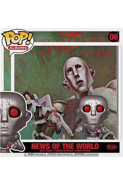 Pop Funko Queen Band News Of the World - Music - Collectable Vinyl Figure - Gift Idea - Official Merchan