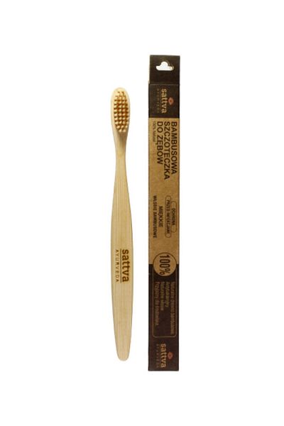 Sattva Ayurveda Soft Bamboo Toothbrush - Sattva