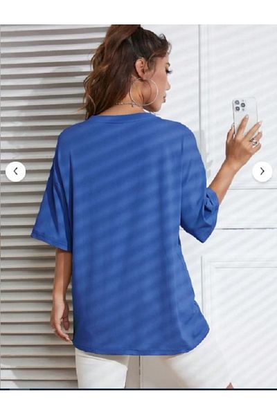 FAEL LİFE Women / Girls Wide Cut Thsort Owersiz Color Patiler Printed