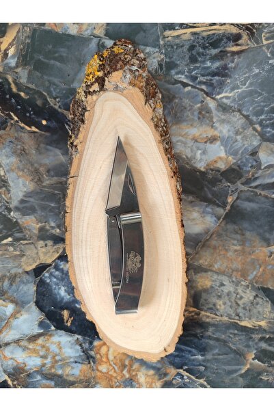 empressnaturalstone Arizona Polat Çakı – Gümüş Metal, İçten Kilitli, 13 cm